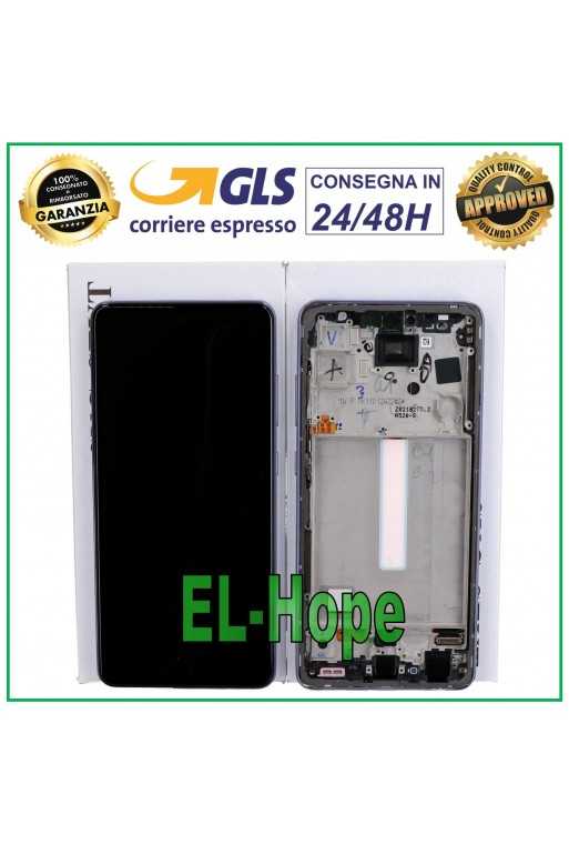 DISPLAY TOUCH ORIGINALE RENEWED SAMSUNG A52S SM A528 A528B VIOLA GH82-26861C