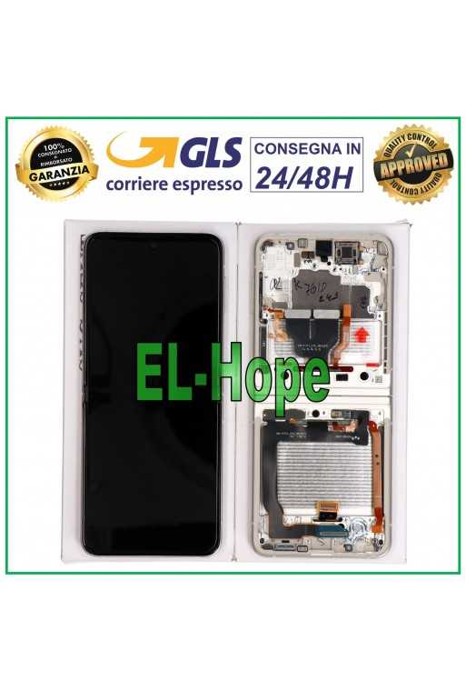 DISPLAY ORIGINALE FRAME SAMSUNG Z FLIP 3 5G SM-F711B TOUCH BROWN GH82-27243B