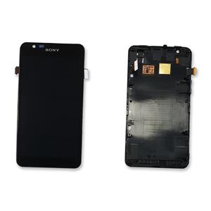 DISPLAY LCD PER SONY E2003 E4G NERO CON FRAME