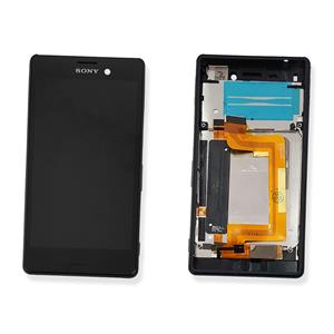 DISPLAY LCD PER SONY E2303 M4 AQUA NERO CON FRAME 124TUL0017A