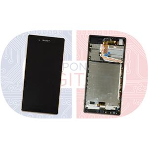 DISPLAY LCD PER SONY E6553 Z3 PLUS RAME CON FRAME 1293-1499