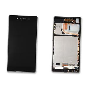 DISPLAY LCD PER SONY E6553 Z3 PLUS VERDE ACQUA CON FRAME 1293-8542
