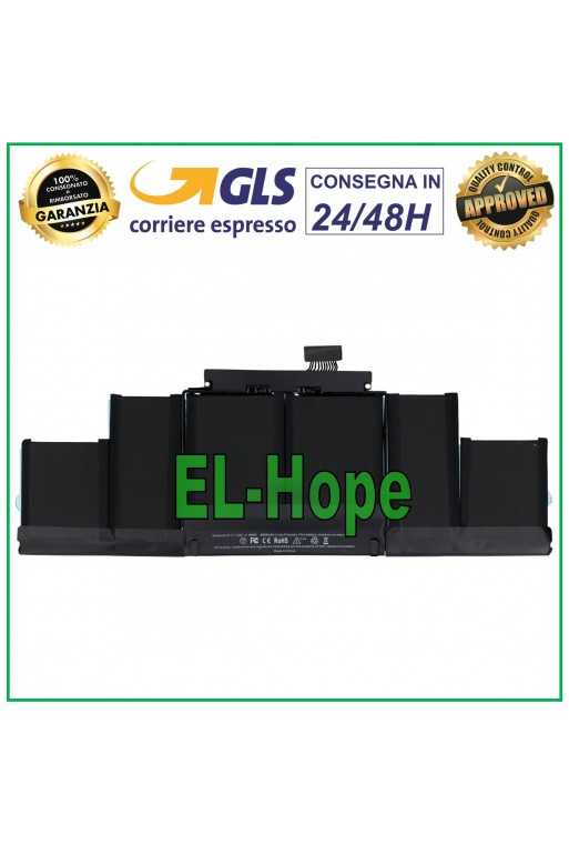 BATTERIA DI RICAMBIO A1417 PER APPLE MACBOOK PRO 15&amp;quot; 2012 2013 A1398 8800 mAh