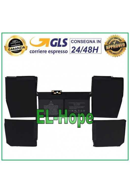 BATTERIA DI RICAMBIO A1527 PER APPLE MACBOOK PRO 12&amp;quot; 2015 A1534 5263 mAh BATTERY