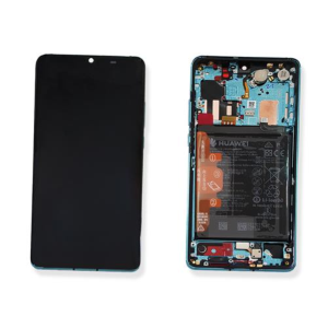 LCD DISPLAY HUAWEI SERVICE PACK P30 PRO AURORA BLUE CON FRAME E BATTERIA
