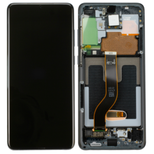 SM-G985 - SM-G986 - S20 PLUS 4G - S20 PLUS 5G NERO LCD DISPLAY CON FRAME SAMSUNG SERVICE PACK ORIGINALE