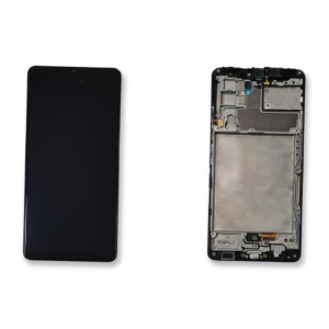 DISPLAY LCD SAMSUNG SERVICE PACK SM-A426 - A42 5G NERO CON FRAME