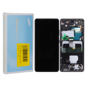 SM-G998 - S21 ULTRA 5G PHANTOM BLACK NERO LCD DISPLAY CON FRAME SAMSUNG SERVICE PACK ORIGINALE