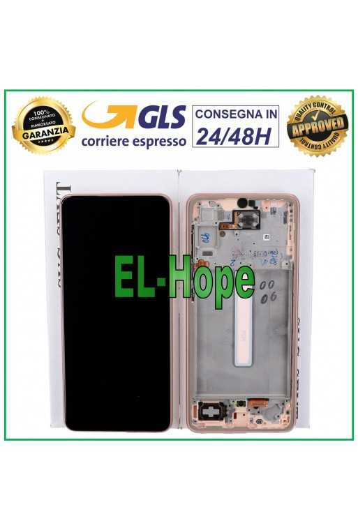 DISPLAY FRAME ORIGINALE SAMSUNG A33 5G SM-A336F A336B TOUCH ORO GOLD GH82-28143D