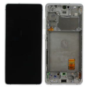 DISPLAY LCD SAMSUNG SERVICE PACK SM-G780 - SM-G781 - S20 FE 5G CLOUD WHITE BIANCO CON FRAME