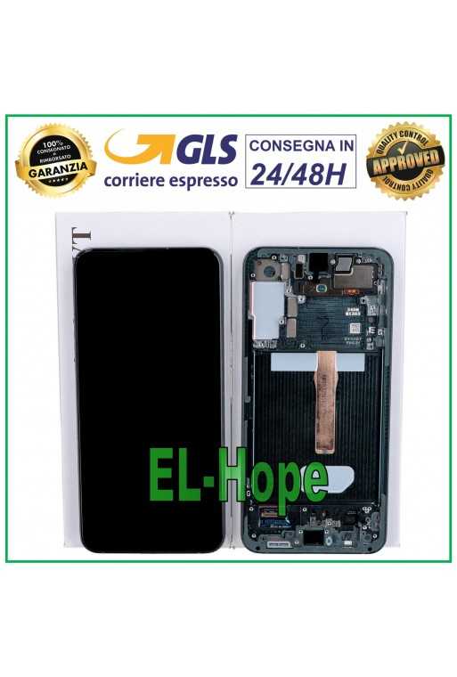 DISPLAY ORIGINALE SAMSUNG S22+ PLUS 2022 SM-S906 TOUCH GREEN VERDE GH82-27500C