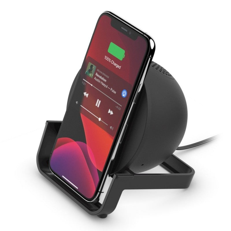 Belkin Supporto di ricarica wireless 10W BOOST CHARGE con Speaker Bluetooth