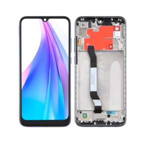 DISPLAY - LCD XIAOMI REDMI NOTE 8T NERO CON FRAME M1908C3XG
