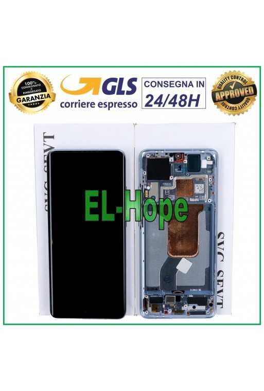DISPLAY LCD TOUCH SCREEN ORIGINALE XIAOMI 12 2022 / 12X 5G 2022 / 12S FRAME BLU