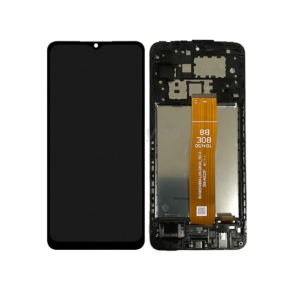 DISPLAY - LCD COMPATIBILE SAMSUNG GALAXY A12 NERO CON FRAME SM-A127 (FLEX A032F)