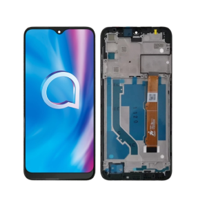 DISPLAY - LCD ALCATEL 1S 2020 NERO CON FRAME OT-5028A