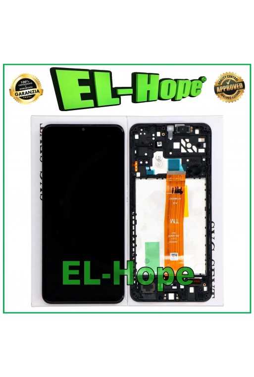 DISPLAY TOUCH FRAME LCD ORIGINALE SAMSUNG A04S 2022 SM-A047F FLAT TM GH82-29806A