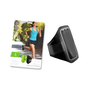 COVER CUSTODIA CON FASCIA BASEUS ULTRA-THIN SPORTS ARMBAND FINO A 4,7 POLLICI NERO AWBASEOQB-UI01