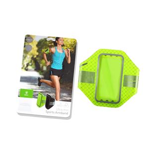 COVER CUSTODIA CON FASCIA BASEUS ULTRA-THIN SPORTS ARMBAND FINO A 4,7 POLLICI VERDE AWBASEOQB-UI06