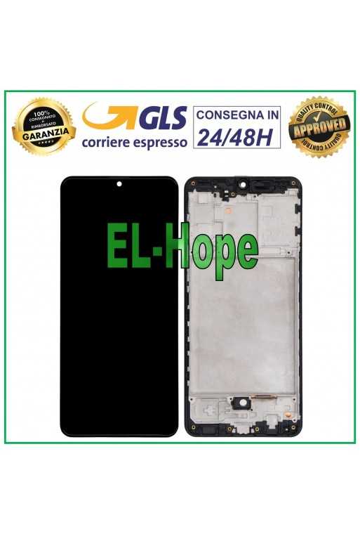 DISPLAY LCD TFT PER SAMSUNG GALAXY A31 SM-A315F TOUCH SCREEN ASSEMBLATO VETRO