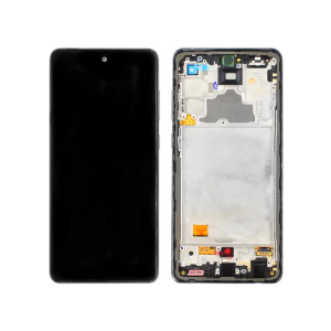 DISPLAY LCD SAMSUNG SERVICE PACK A72 4G/A72 5G 2021 NERO CON FRAME SM-A725 SM-A726