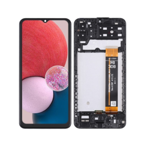 DISPLAY - LCD COMPATIBILE SAMSUNG A13 4G 2022 NERO CON FRAME SM-A135 A137