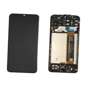 DISPLAY LCD SAMSUNG SERVICE PACK SM-A135 - A13 4G NERO CON FRAME (FLAT M236B)