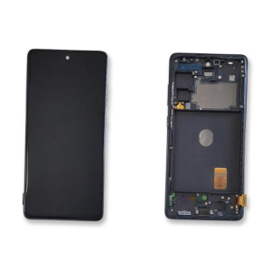 DISPLAY LCD SAMSUNG SERVICE PACK SM-G780 - SM-G781 - S20 FE 5G CLOUD NAVY BLU - NERO CON FRAME