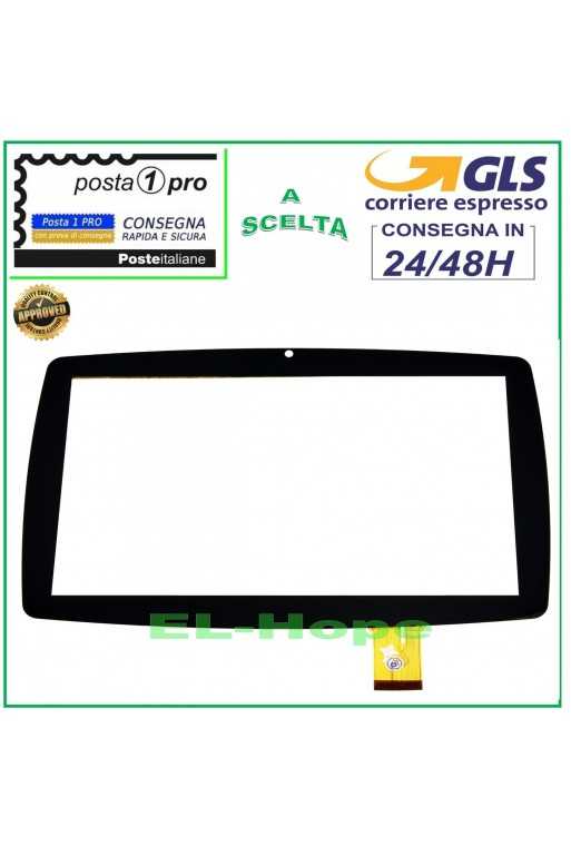TOUCH SCREEN VETRO LISCIANI MIO TAB SMART KID MP0100895 VETRINO TABLET 7.0 NERO