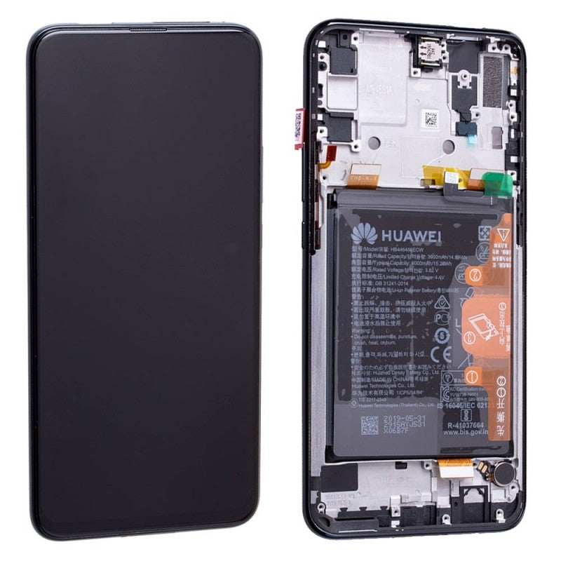 Huawei SERVICE PACK Display LCD ORIGINALE + Frame e Batteria P Smart Z STK-LX1 | Nero