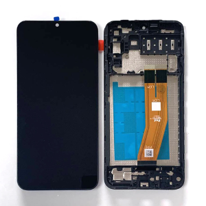 DISPLAY - LCD COMPATIBILE SAMSUNG A14 4G NERO CON FRAME SM-A145P SM-A145R