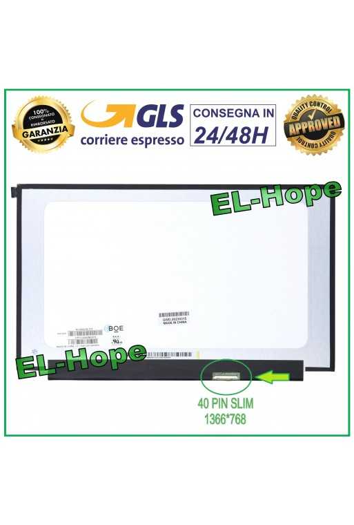 DISPLAY NT156WHM-T04 LCD NOTEBOOK 15.6&amp;quot; 40 PIN SLIM 1366*768 SCHERMO HD LED