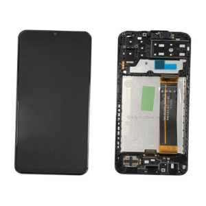 DISPLAY LCD SAMSUNG SERVICE PACK SM-A137 - A13 4G NERO CON FRAME