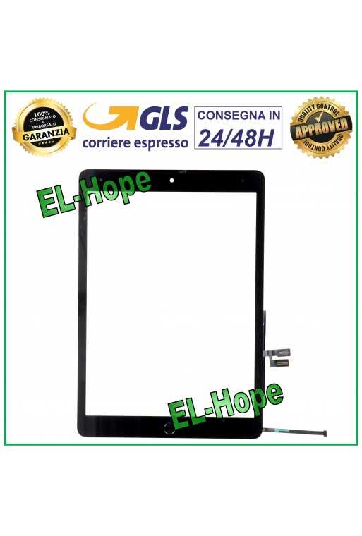 TOUCH SCREEN PER APPLE IPAD 9 / 9A GEN 2021 A2602 A2603 A2604 A2605 NERO