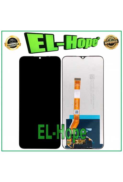 DISPLAY LCD PER OPPO REALME NARZO 50A RMX3516 TOUCH SCREEN SCHERMO VETRO NERO
