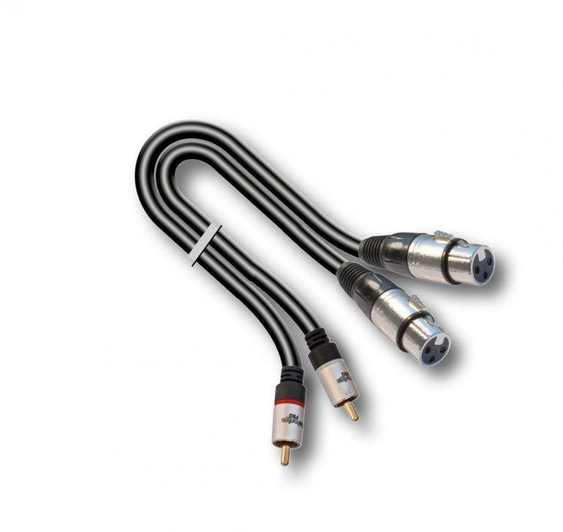AUDIODESIGN PRO Cavo Adattatore X-PRO da 2 XLR F a 2 RCA M da 1,5 mt