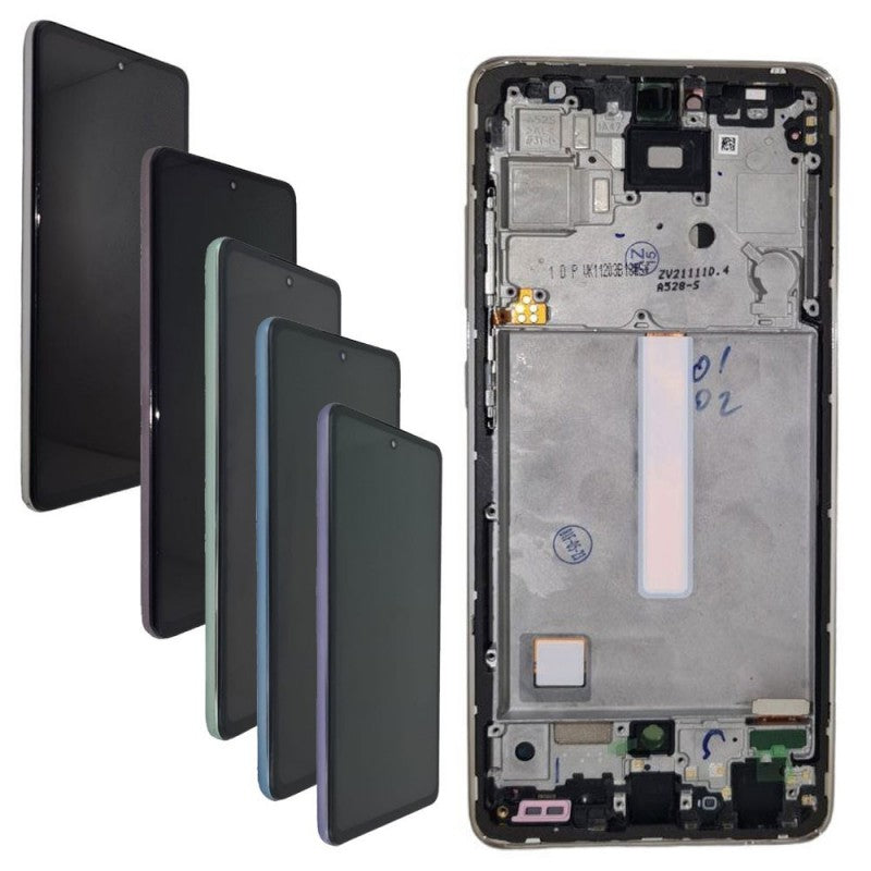 Display LCD OLED (FULL SIZE) + Frame Per Samsung Galaxy A52S A528 / A52 4G A525 / A52 5G A526