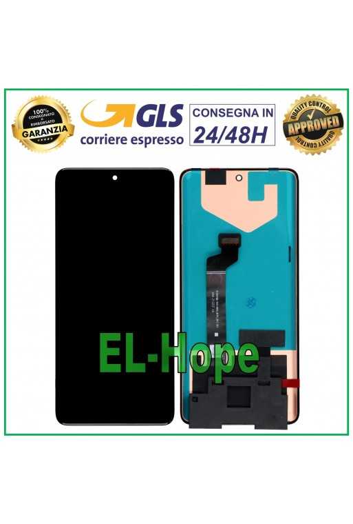 DISPLAY LCD OLED 6.57&amp;quot; PER HUAWEI NOVA 9 NAM-AL00 LX9 TOUCH SCREEN VETRO NERO