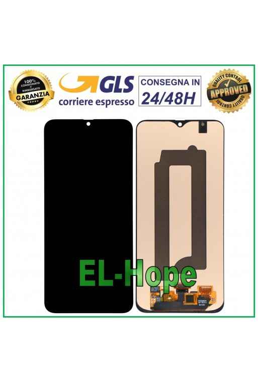 DISPLAY LCD OLED PER SAMSUNG GALAXY M21 SM M215F TOUCH SCREEN SCHERMO VETRO NERO
