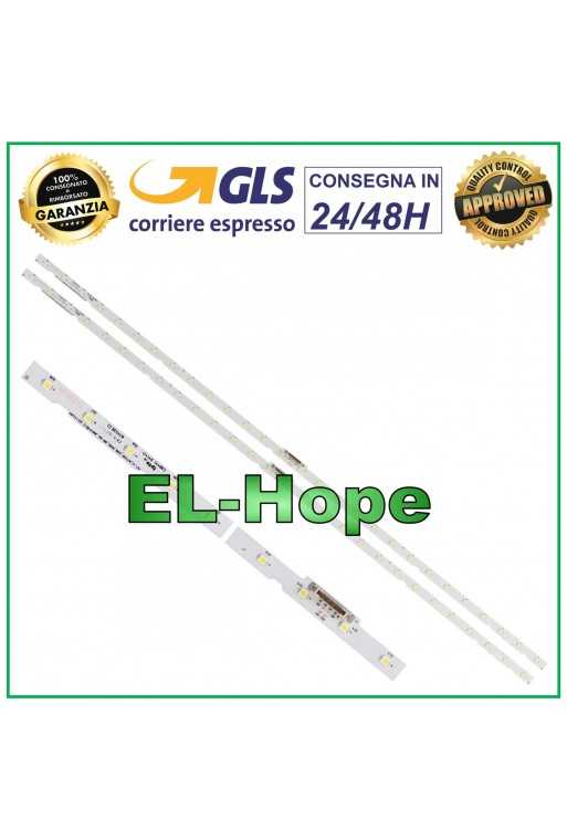 KIT 2 BARRE 28 LED PER TV 43&amp;quot; SAMSUNG ELED1101 AOT_43_NU7100F_2X28_3030C E88441