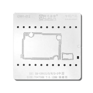 STENCIL PER REBALLING LAYER SAMSUNG S21 SM-G991U 0.12 MM G991-012 AMAOE