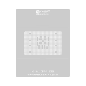 STENCIL PER REBALLING MACBOOK M1 MAX CPU AMAOE