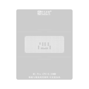 STENCIL PER REBALLING MACBOOK M1 PRO CPU AMAOE