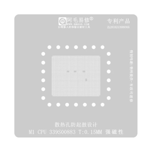 STENCIL PER REBALLING MACBOOK M1 339S00883 CPU AMAOE
