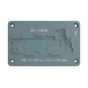 BASETTA PER LAVORAZIONE SCHEDA MADRE IPHONE SERIE 15 MS1-F PER PRERISCALDATORE MS1 IREPAIR