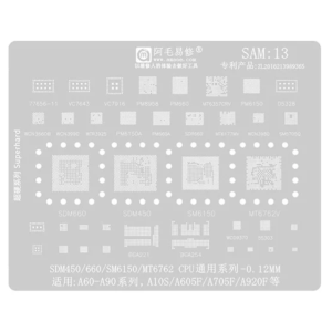 STENCIL PER REBALLING FULL IC SAMSUNG A60 - A90 A605F SDM450 SM6150 SAM13 AMAOE