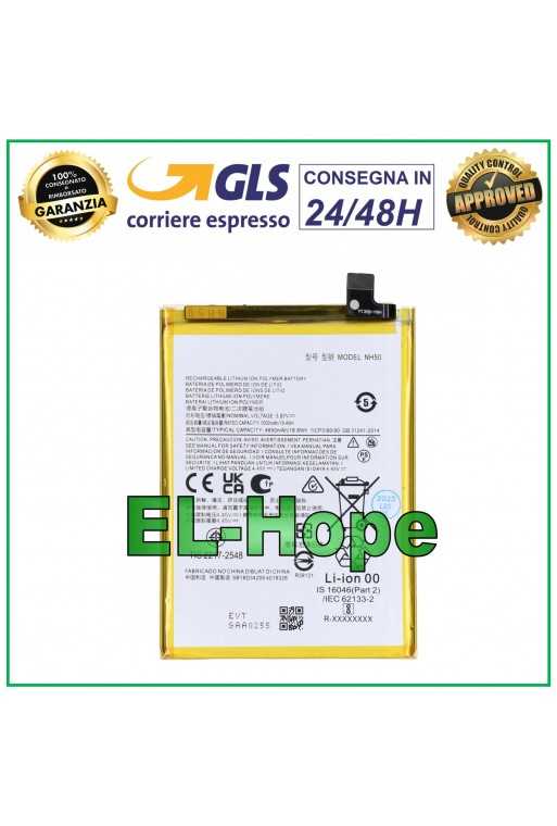 BATTERIA NH50 PER MOTOROLA MOTO E32 XT2227 XT-2227 5000 mAh PARI ORIGINALE