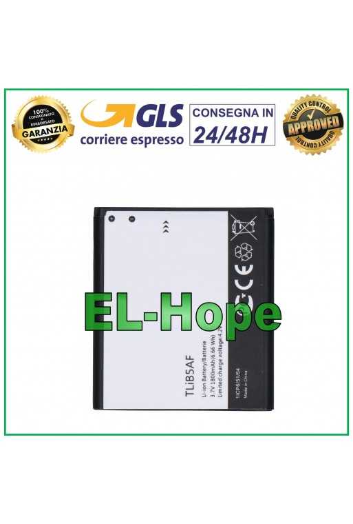 BATTERIA TLIB5AF PER ALCATEL ONE TOUCH OT-5035 5035D 5036 5036D 997 X POP C5