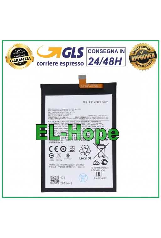BATTERIA MC50 PER MOTOROLA MOTO G9 POWER XT2091 6000 mAh BATTERY PARI ORIGINALE