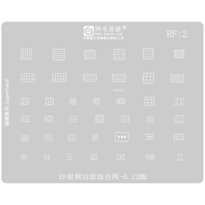 STENCIL PER REBALLING RF2 IC CHIP AMAOE